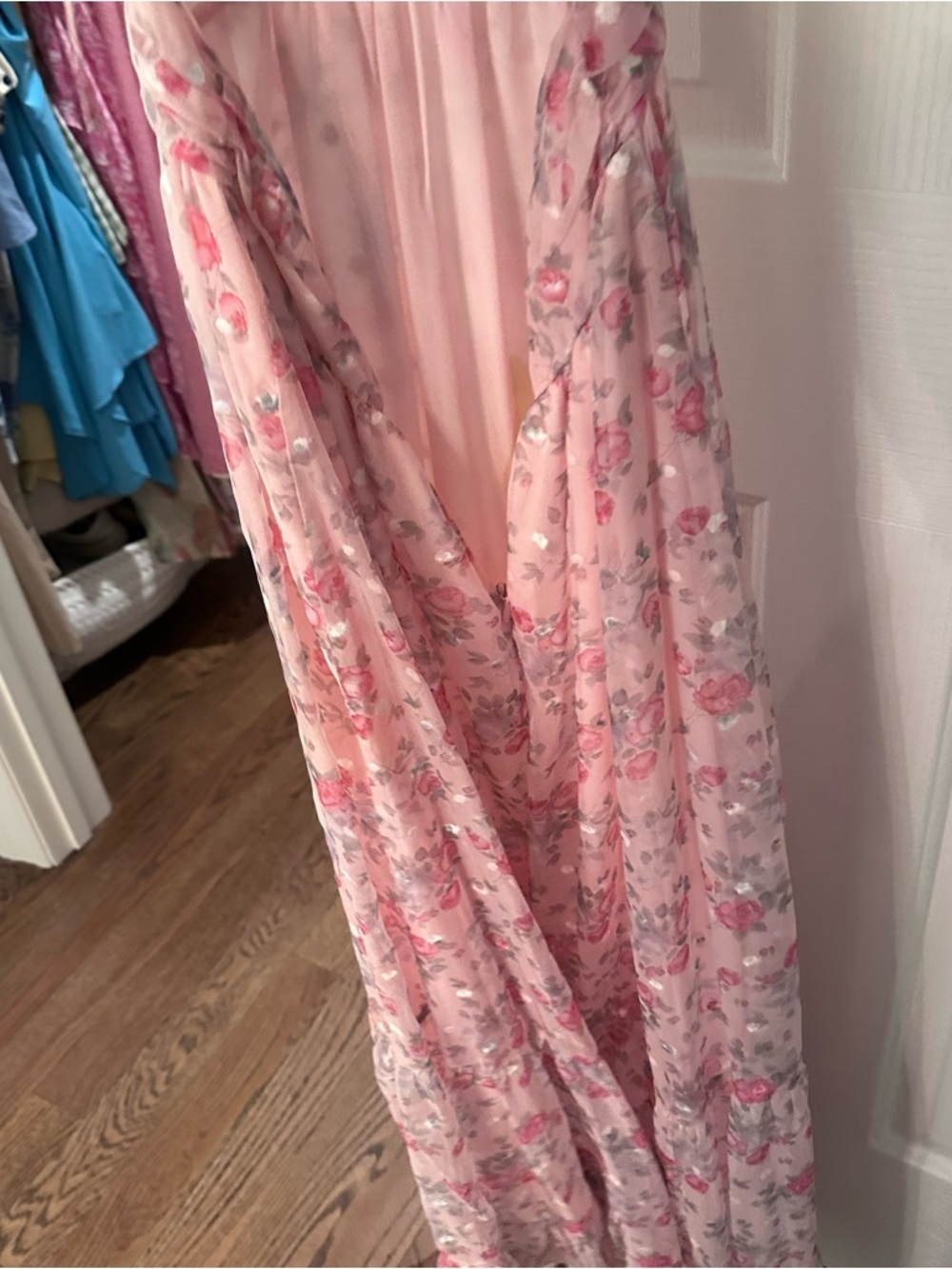 Ruffle Floral Maxi Dress - Picture 5 of 9